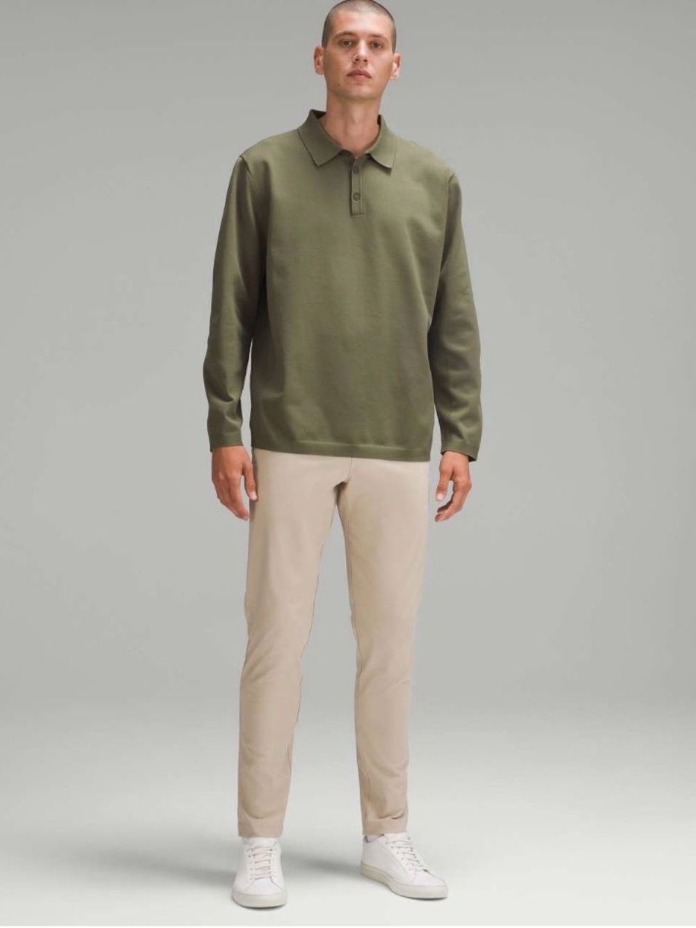 Lululemon Mens ABC Pants Beige Tan Warpstreme Flat Front Classic Size‎ 30